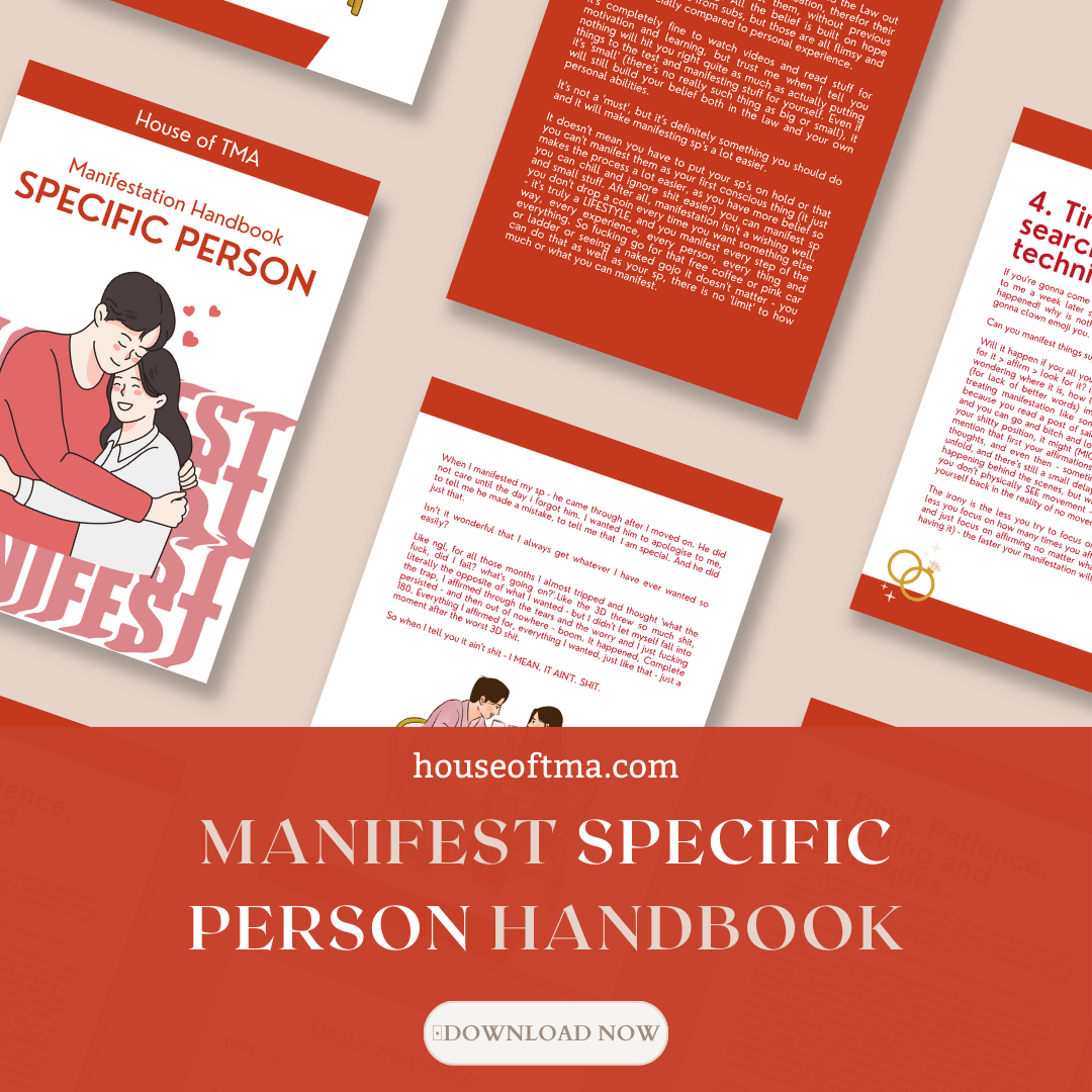 (Printable) Manifest Specific Person Handbook